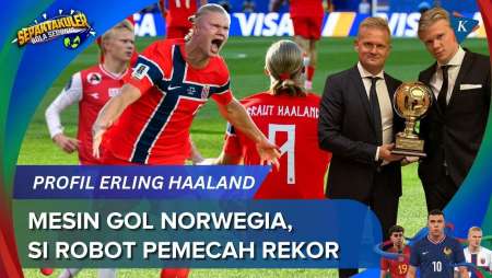 Profil Erling Haaland, Mesin Gol Timnas Norwegia, "Cyborg" Lapangan Hijau