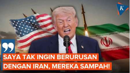 Trump Akhiri Gencatan Senjata, Sebut Pemimpin Iran "Sampah"