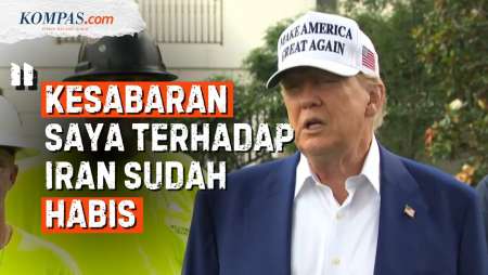 [FULL] Kesabarannya Habis, Trump Tuntut Iran Menyerah dan Muak dengan Perang
