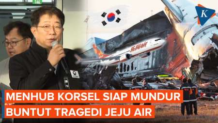 Menhub Korsel Nyatakan Siap Mundur Buntut Kecelakaan Jeju Air