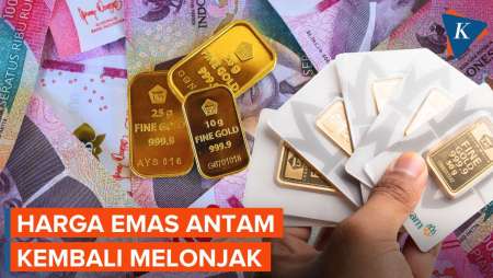 Meroket! Harga Emas Antam Naik Lagi, Jadi Berapa?