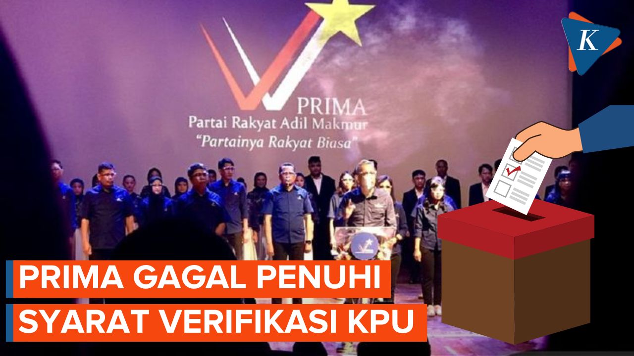 Lagi-lagi KPU Nyatakan Prima Tak Penuhi Syarat Verifikasi Ikut Pemilu 2024