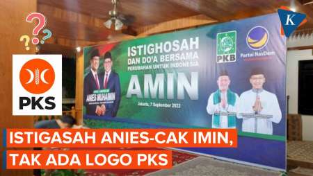 Logo PKS Tak Ada dalam Acara Istigasah Anies-Cak Imin, Ini…