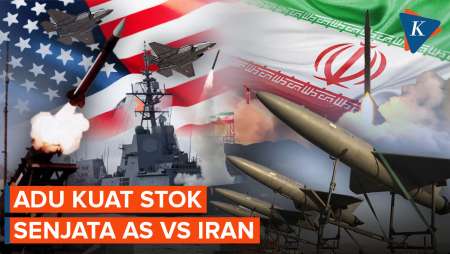 Adu Kuat Stok Senjata Iran Vs AS, Siapa Unggul?
