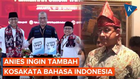 Anies Ingin Tingkatkan Jumlah Kosakata hingga 250.000 jika Terpilih Jadi Presiden