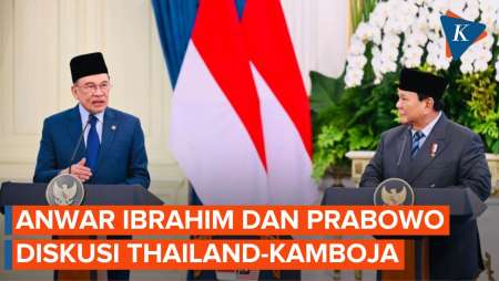 Ingin Damaikan Thailand-Kamboja, Prabowo dan PM Malaysia Anwar Ibrahim Bertemu