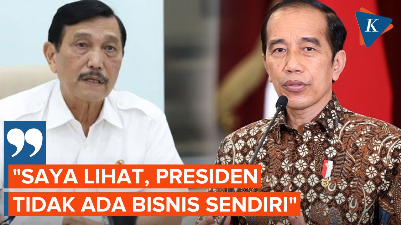 Di Hadapan Jokowi, Luhut Puji Keteladanan Dalam Memimpin Negara