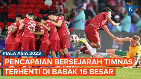 Kalah 0-4, Timnas Indonesia Gagal Merebut Tiket 8 Besar Piala Asia 2023