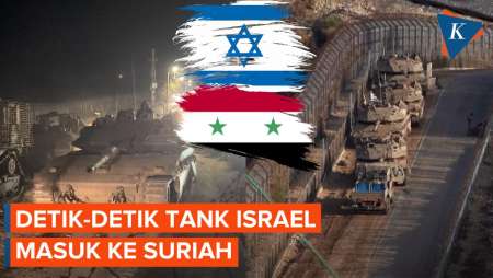 Momen Tank Israel Masuk Suriah Usai Bashar Al Assad Tumbang