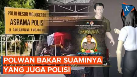 Polwan Bakar Suaminya yang Juga Polisi, Ini Kronologi dan Motifnya