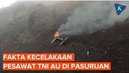 Fakta Kecelakaan Pesawat Super Tucano TNI AU yang Jatuh di Pasuruan
