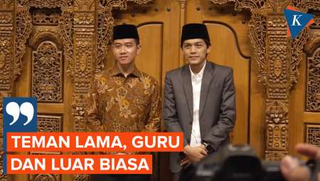 Momen Wapres Gibran Temui Gus Iqdam di Majelis Taklim Sabilu Taubah Blitar