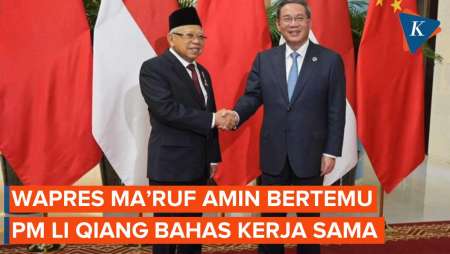 Momen Wapres Maruf di China, Bertemu Menteri Li Qiang dan Bahas Kerja Sama Negara