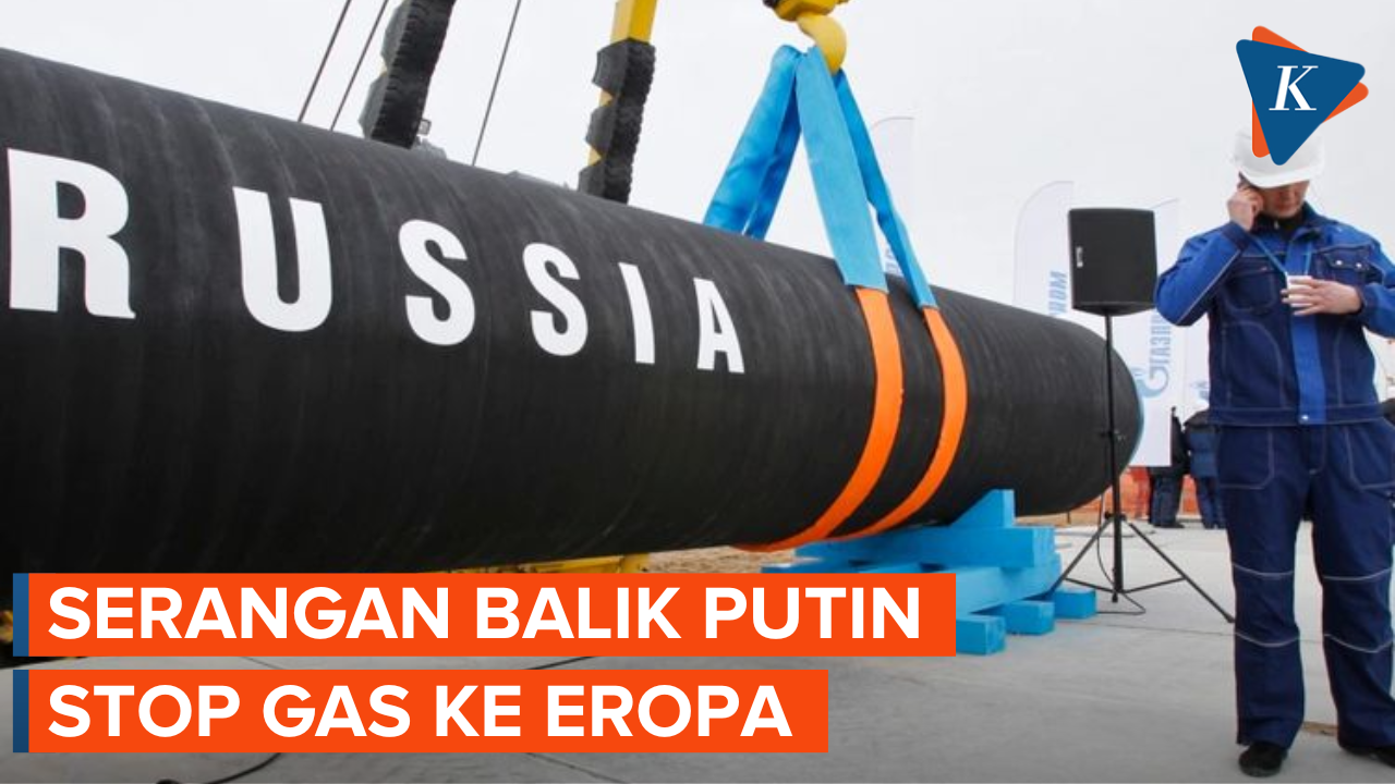 Rusia Hentikan Pasokan Gas ke Eropa Jelang Musim Dingin