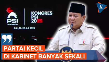 [FULL LENGKAP] Pidato Prabowo dalam Penutupan Kongres PSI