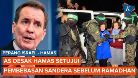 Hamas Didesak AS Sepakati Pembebasan Sandera Sebelum Ramadhan