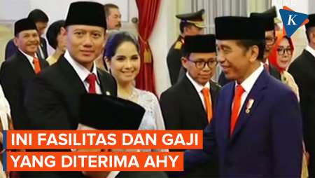 Intip Gaji dan Sederet Fasilitas yang Diterima AHY Usai Jadi Menteri