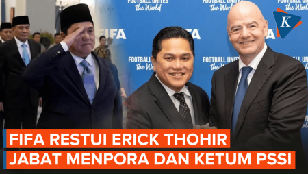 FIFA Izinkan Erick Thohir Rangkap Jabatan Menpora dan Ketum PSSI