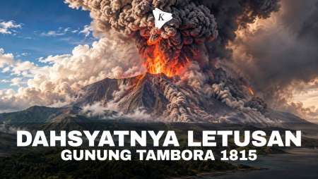 10 Kali Lebih Dahsyat Dari Krakatau, Letusan Tambora 1815 Bikin Dunia Kehilangan Musim Panas
