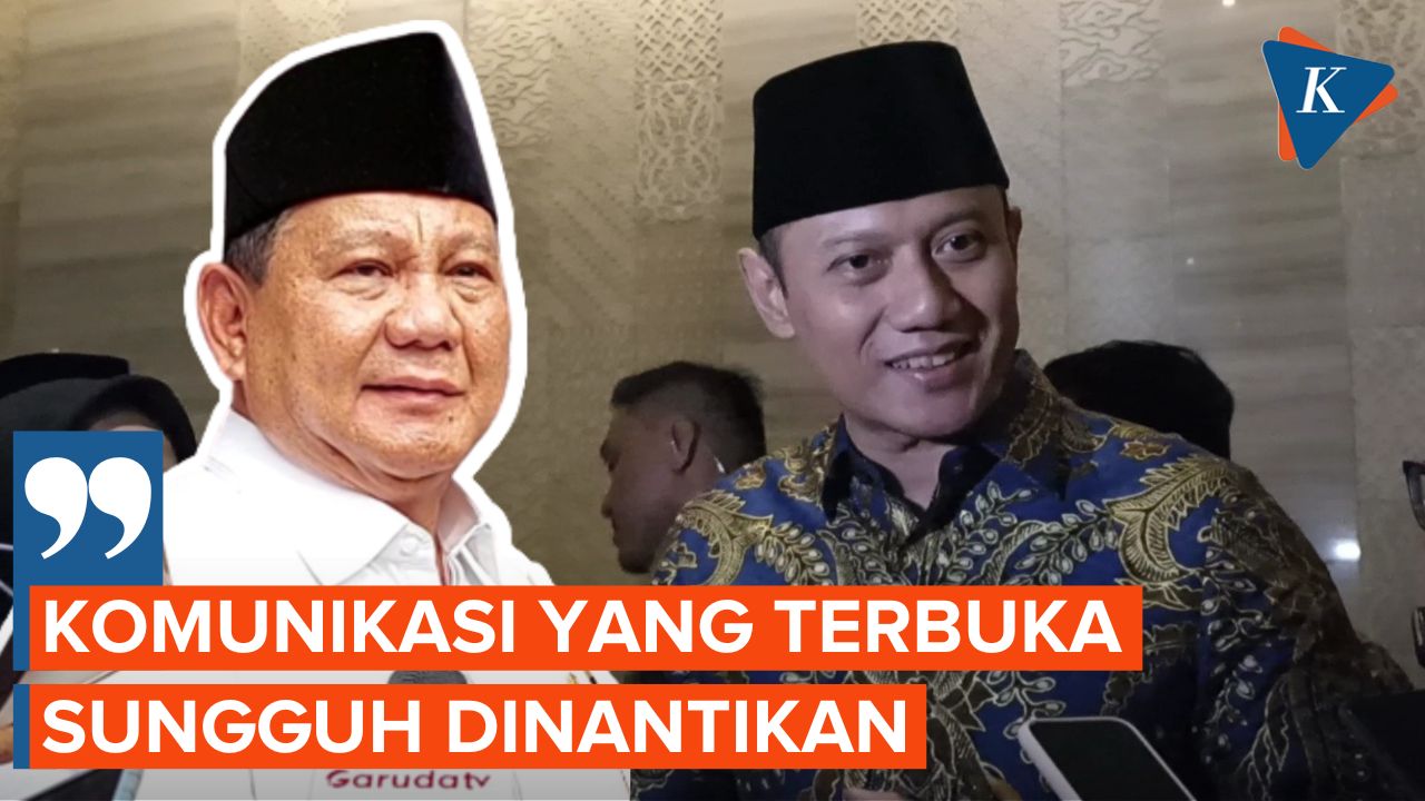 AHY Sambut Baik Niat Prabowo Temui SBY