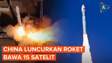 Detik-detik China Luncurkan Roket Lijian-1 Y5, Bawa 15 Satelit