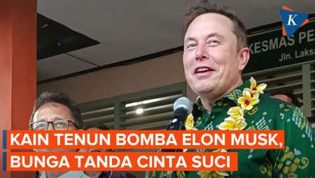 Kain Tenun Bomba, 'Bunga' yang Memikat Elon Musk Dua Kali