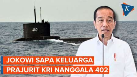 Momen Jokowi Video Konferensi dengan Keluarga Awak KRI Nanggala 402