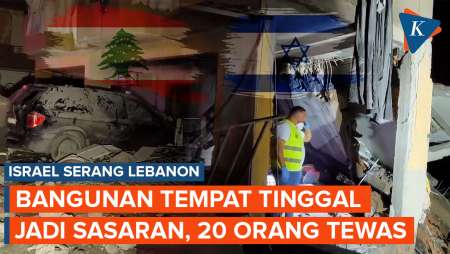 Serangan Israel ke Bangunan Tempat Tinggal di Lebanon Tewaskan 20 Orang