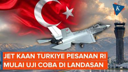 Dipesan RI, Jet Tempur KAAN Turkiye Mulai Uji Coba Di Landasan Pacu