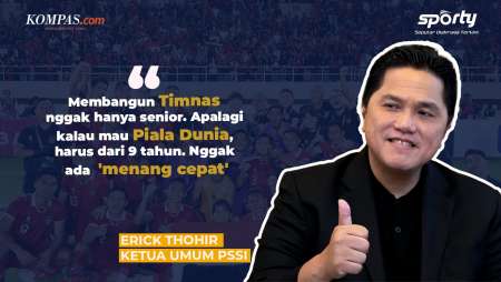 [SPORTY]: Hitung-hitungan Erick Thohir, Timnas Perlu 150 Pemain