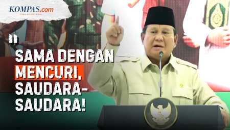 Prabowo Gebrak Podium Dan Tunjuk-tunjuk, "Warning" Pejabat Yang Mark-up Gila-gilaan