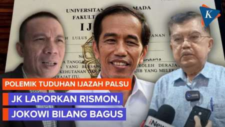 JK Laporkan Rismon Soal Tuduhan Danai Isu Ijazah, Jokowi Bilang Bagus