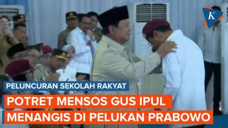 Mensos Gus Ipul Menangis Di Pelukan Prabowo Saat Luncurkan Sekolah Rakyat, Ada Apa?