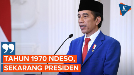 Jokowi Ceritakan Masa Lalunya di Solo, Hanya Tinggal di Bantaran Sungai