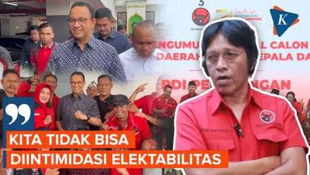 PDI-P Diisukan Tak Jadi Dukung Anies, Adian: PDI-P Tak Bisa Diintimidasi Elektabilitas!