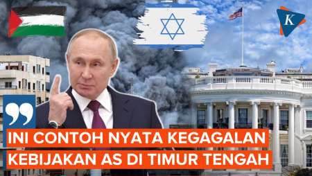 Putin Nilai Perang di Timur Tengah Bukti Kegagalan AS, Palestina Terabaikan