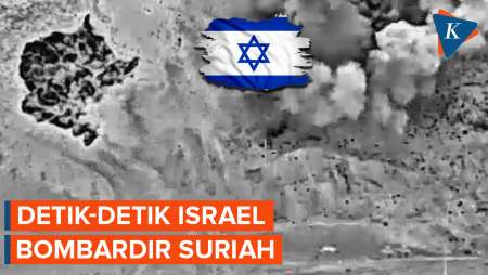 Militer Israel Rilis Video Detik-detik Serangan ke Suriah