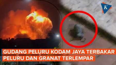 Gudang Peluru TNI di Bogor Terbakar, Granat Terpental di Depan Rumah Warga