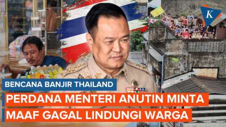 Negaranya Banjir, PM Thailand Minta Maaf Gagal Lindungi Warga