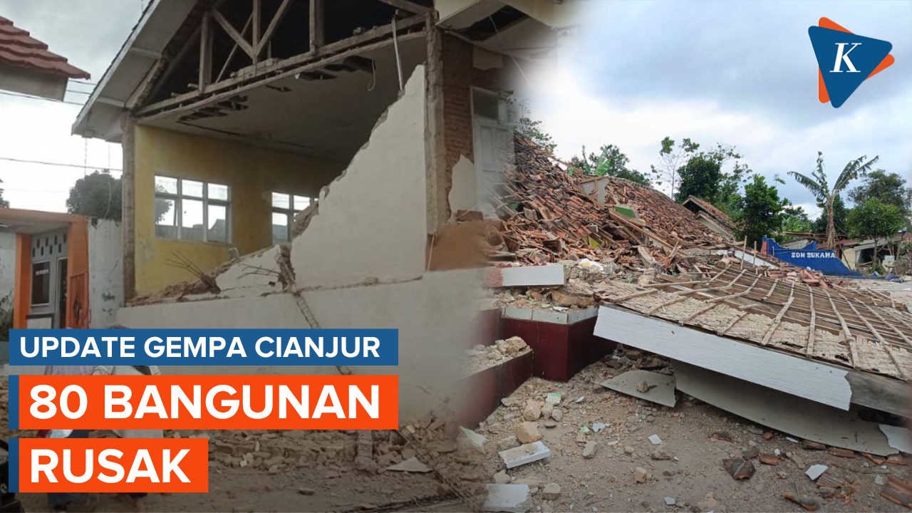 Update Gempa Cianjur: 80 Bangunan Rusak, Ratusan Orang Luka-luka