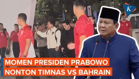 Momen Prabowo Datang Nonton Timnas, Erick Thohir Beri Hormat