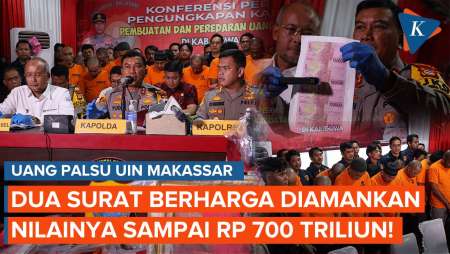 Uang Palsu UIN Makassar: Dua Surat Berharga Rp 700 Triliun Diamankan!