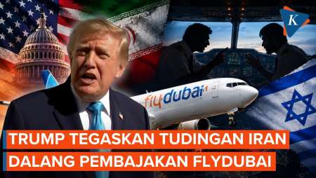 Trump "Ngotot" Tuding Iran Dalangi Pembajakan Pesawat Flydubai ke Israel