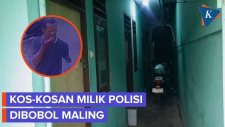 Terekam CCTV, Kos Milik Polisi di Jaksel Disatroni Maling