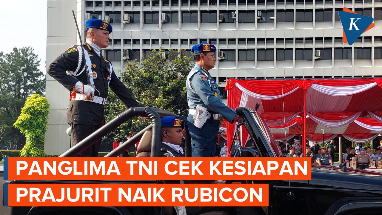 Momen Panglima TNI Yudo Margono Cek Kesiapan Prajurit untuk Pengamanan Masyarakat