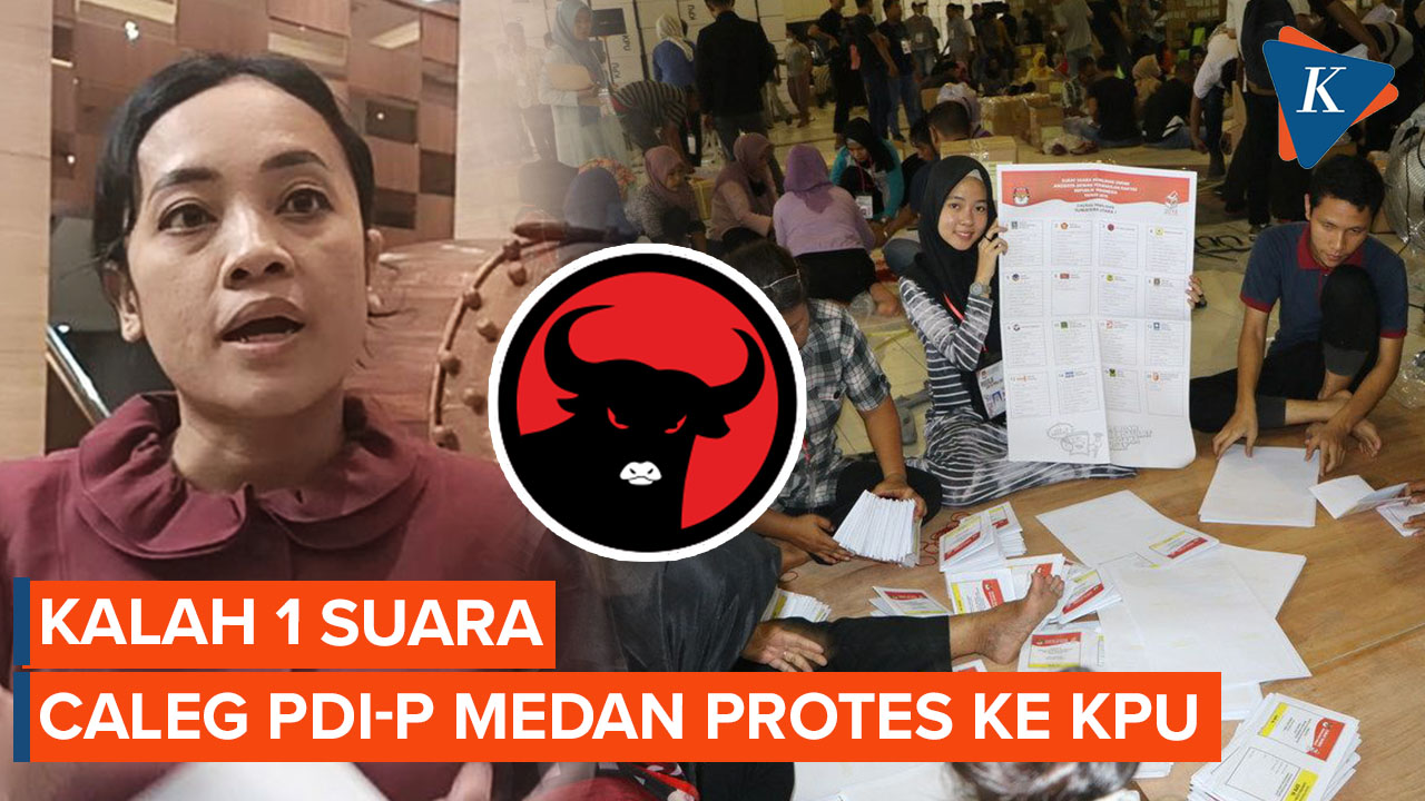 Kalah 1 Suara dari Rekan Separtainya, Caleg PDI-P di Medan Protes ke KPU