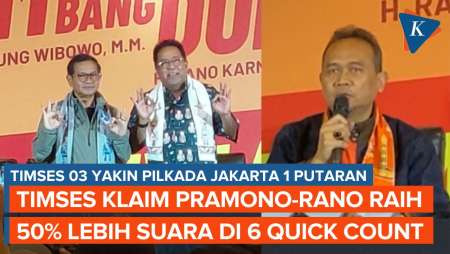 [FULL] Cak Lontong Klaim Pramono Raih 50 Persen Lebih Suara di 6 Quick Count, Yakin Menang 1 Putaran