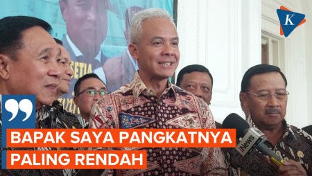 Hadiri HUT Purnawirawan Polri, Ganjar Pranowo Cerita Pangkat Sang Ayah