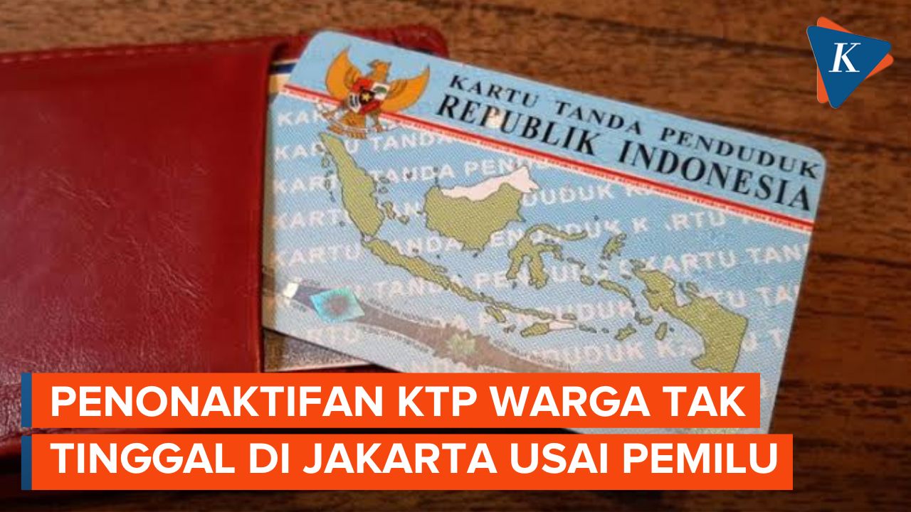 KTP Warga yang Tak Tinggal di Jakarta Dinonaktifkan Maret 2024