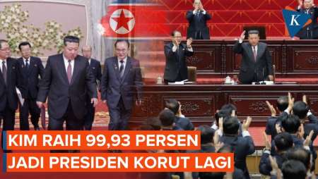 Tak Terbendung! Kim Jong Un Terpilih Lagi Jadi Presiden Korea Utara